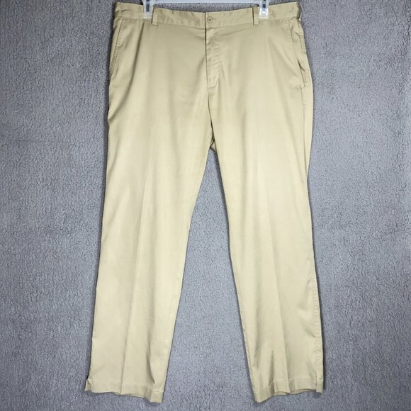 Nike Other - Nike Victory Golf Pants Mens 38x32 Dri-Fit Tech Performance Flat Front Khaki